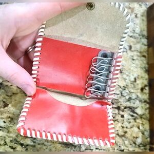 Vintage Leather Keyholder Wallet